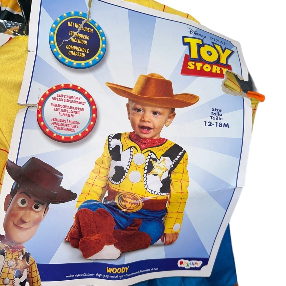 Woody Disney Pixar Toy Story Halloween baby toddler Child Costume 12-18 month